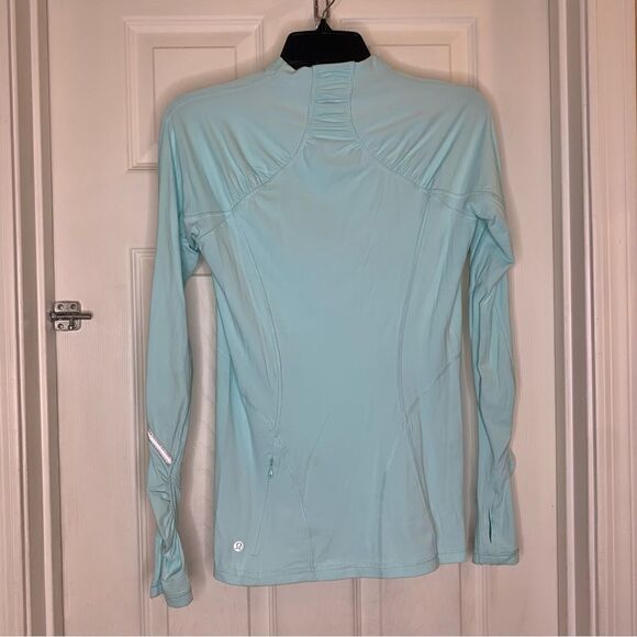 Lululemon Warm It Up Long Sleeve in Heathered Aquamarine - Picture 8 of 8